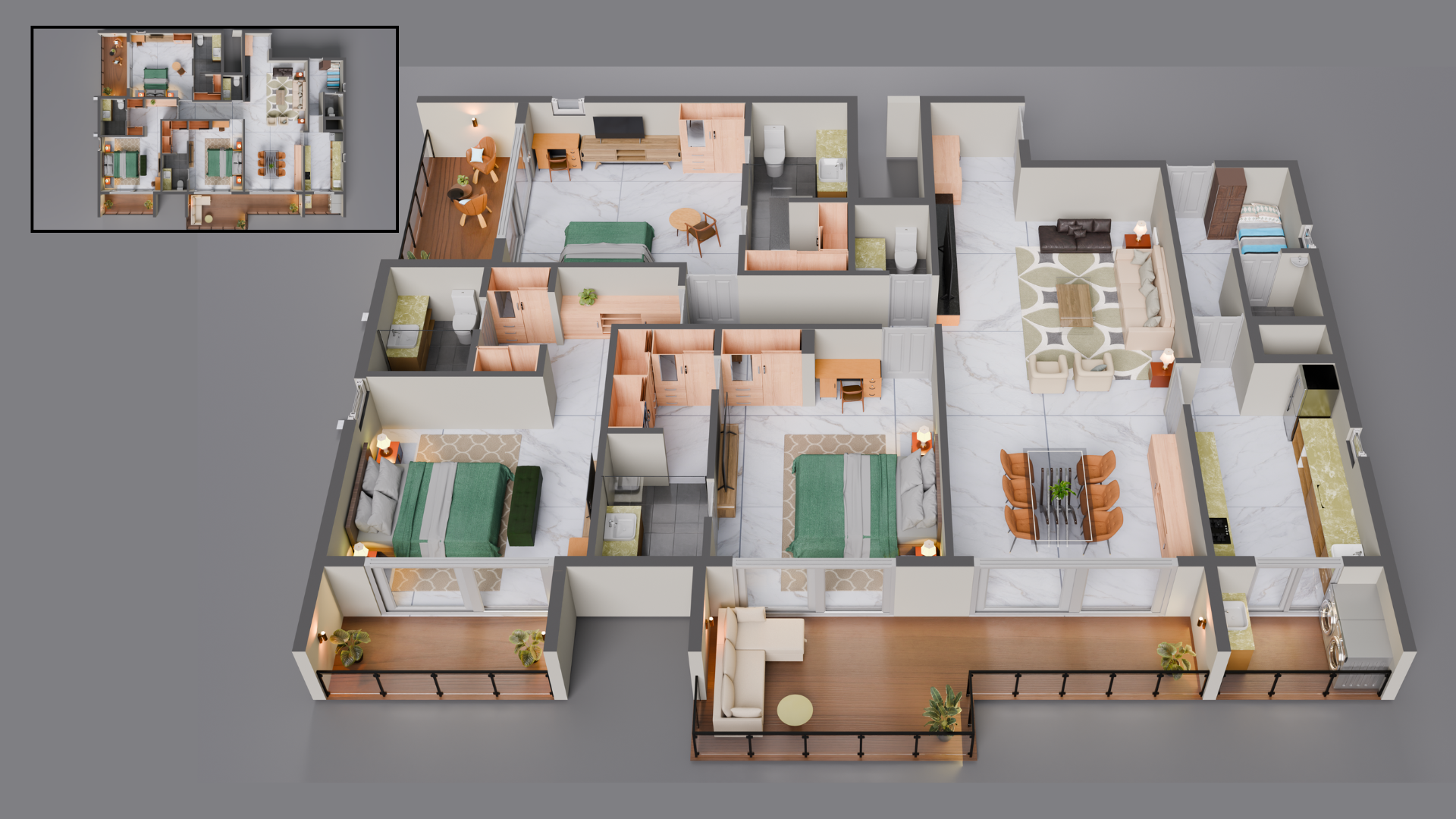 Residential 3D Floor Plans — frame 3