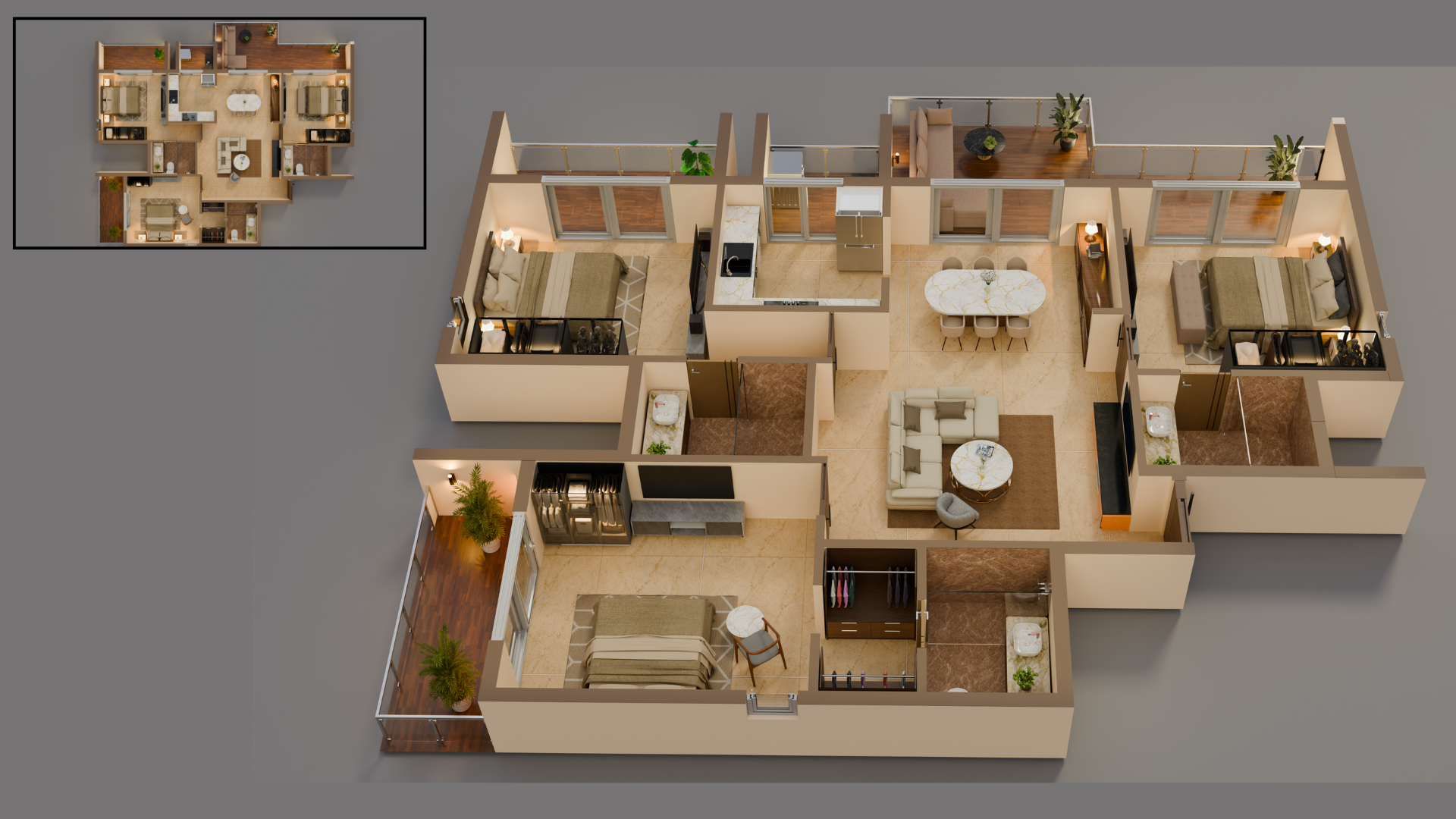Residential 3D Floor Plans