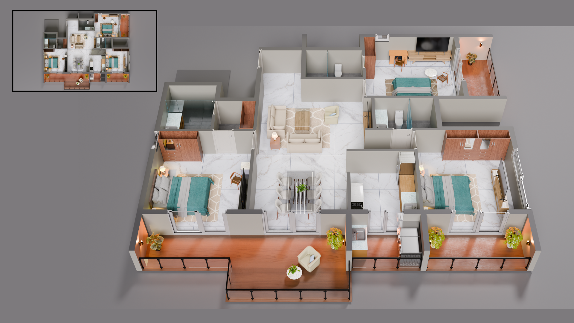 Residential 3D Floor Plans — frame 4